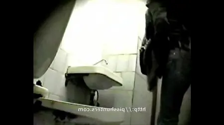 Hidden camera in women's toilet